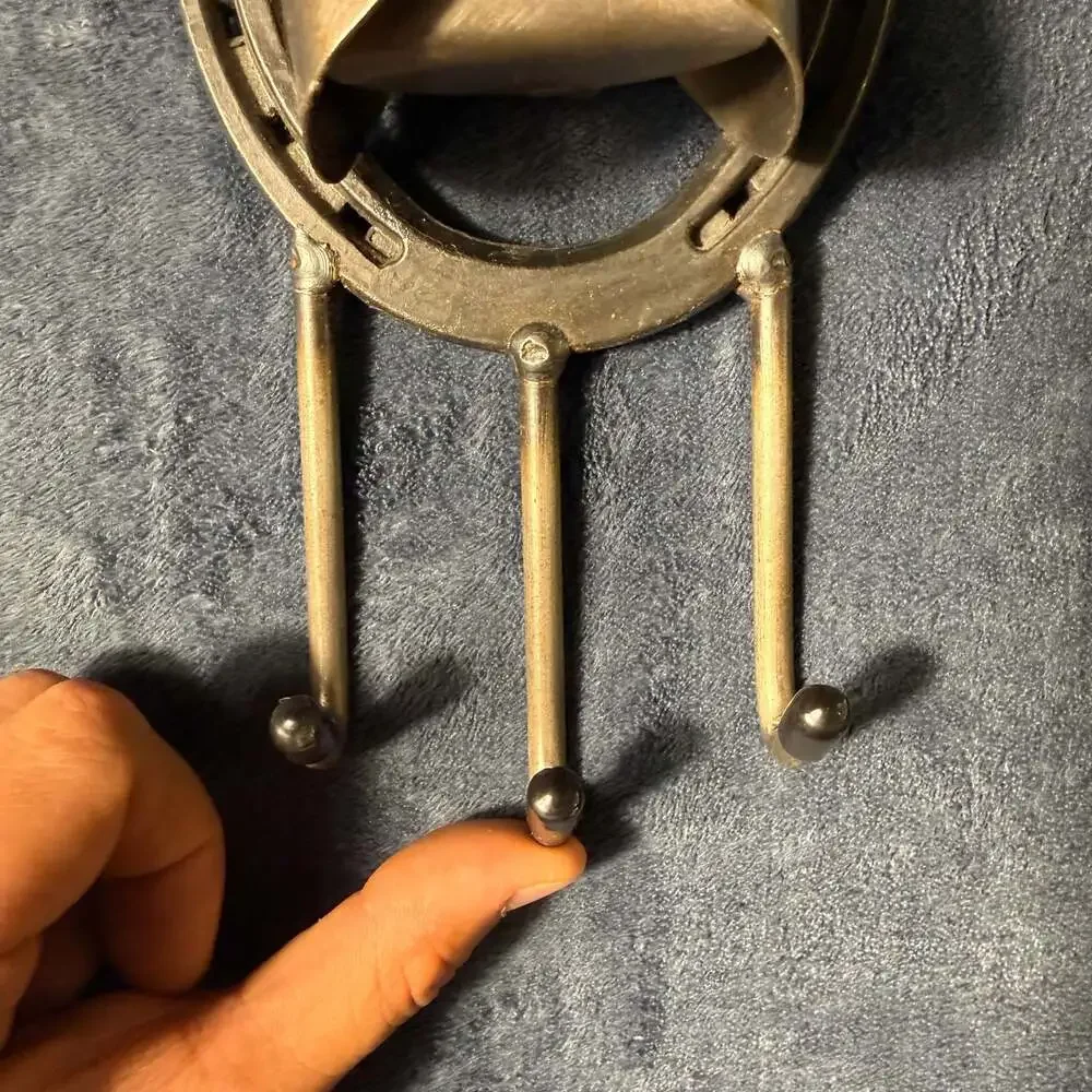 St. Croix Forge Horseshoe Metal Art Dog 3-Prong Wall Hook